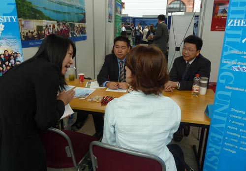 留學中國教育展代表團訪問德國奧地利2