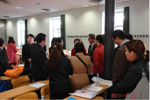 圖片報道：留學中國教育展代表團參加2011西班牙AULA國際教育展8