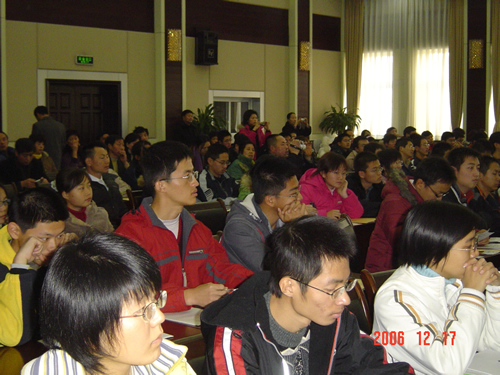 2006年新加坡獎學金項目第三批學生培訓會順利結束（12.17)3