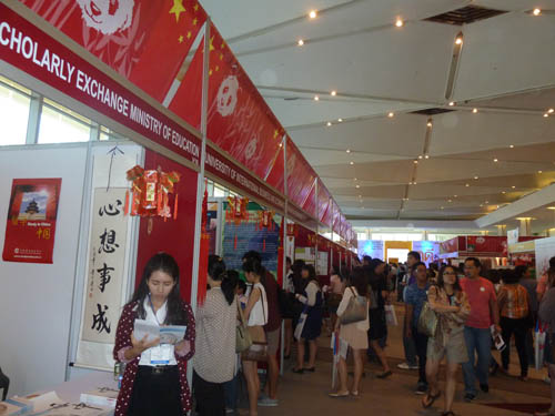 圖片新聞：留學中國教育展代表團參加第九屆泰國國際教育博覽會1
