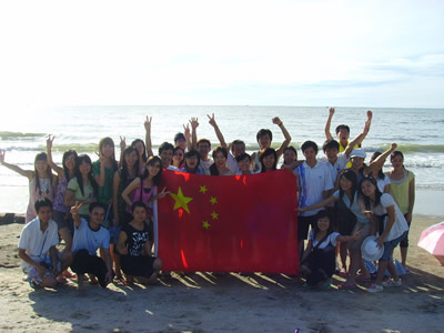 廣西民大留學泰國學生慶祝祖國生日(10.8)3