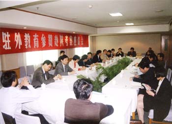 教育參贊考察陜甘 現場商請落實項目（5.27)1
