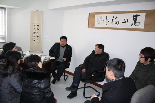 杭州市區專家留學生中心為海歸作家現場辦公(2.16)2