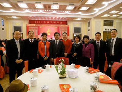 北京培黎職業學院余臨院長出席中央春節團拜會3
