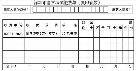 廣東深圳2007年4月自學考試報名報考程序1