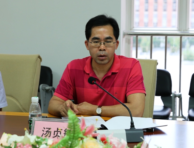 廣東省教育研究院院長湯貞敏一行來吉林大學珠海學院調研1