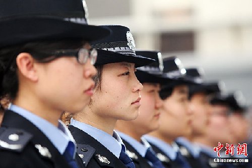 山西首支高學歷女子城管隊有6名碩士研究生1