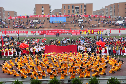 西南民族大學2011春季運動會開幕4
