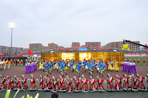 西南民族大學2011春季運動會開幕2