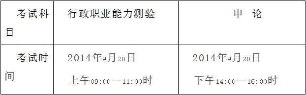 2014年海南省政法干警考試公告1