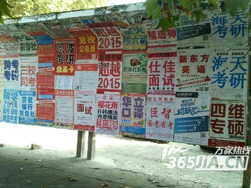 合肥各類考研輔導廣告充斥高校 超萬元“包過”套餐遇冷1