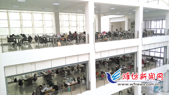 濰坊考研族：用汗水和拼搏書寫最后的沖刺階段1