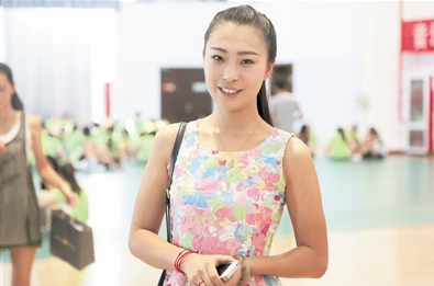 美女準研究生為省殘運會推遲入學時間1