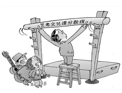 多省藝術類專業統考人數減少 今年藝考熱降溫了-中國教育1