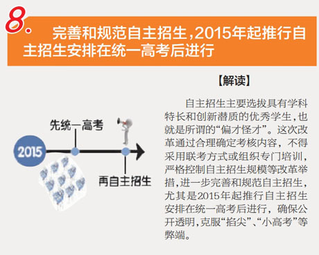 解讀：深化考試招生制度改革十二大亮點-中國教育8