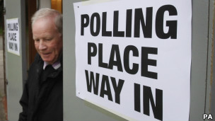 英媒:英國地方選舉 選民開始投票1