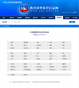 教育部公布47國10000所正規高校名單(圖)1