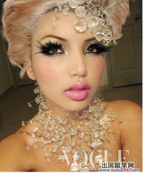 看尼泊爾小姐神奇的易容術13