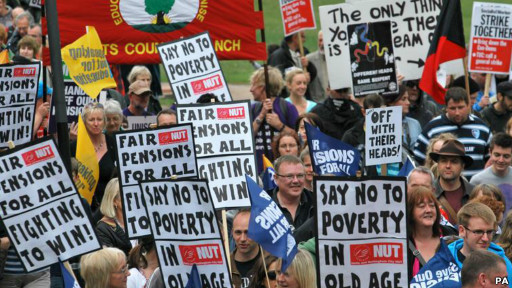 英媒2012:英國教師擬罷工抗議地區工資方案1