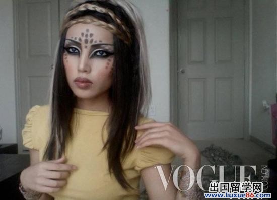 看尼泊爾小姐神奇的易容術16