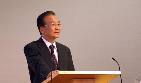 溫家寶英國發表演講《未來中國的走向》1