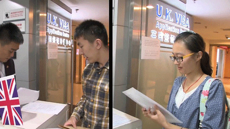 英媒:短片首次展現中國學生申請英國簽證過程[1]1