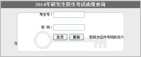 湖南省2015考研成績查詢步驟3
