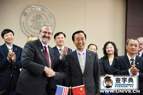 美國密西根大學校長一行訪問上海交大2