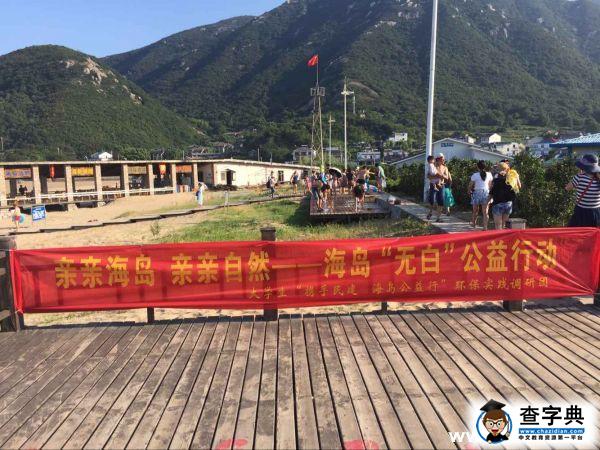 大學生海島“無白”環保公益行動足跡遍布舟山群島4