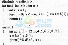2015年計算機二級《C語言》精選練習題及答案(3)6