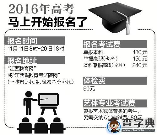 江西2016年高考：將執行“六個嚴禁”1