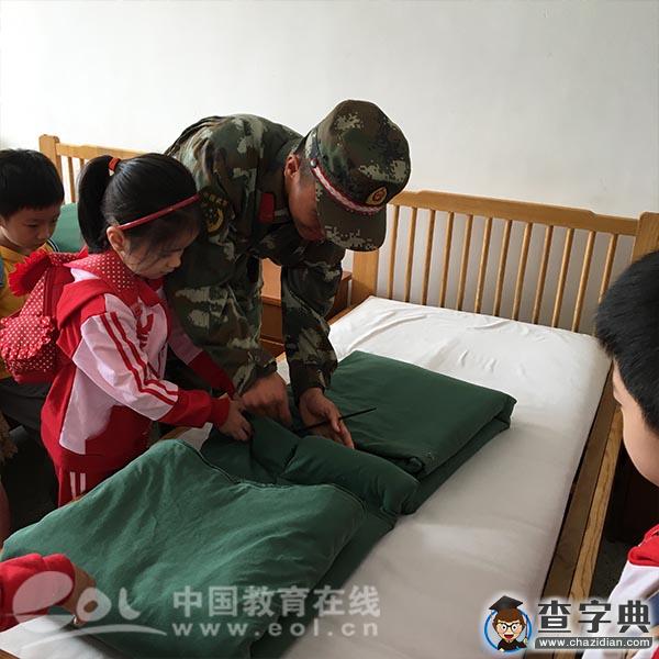 小小軍旅夢 月明幼兒園大班段幼兒參觀軍營活動1