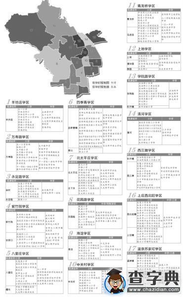 北京海淀17個學區劃分出爐 小升初不“鎖區”1