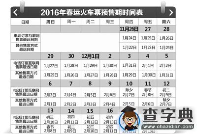 2月7日除夕 春運火車票今天開賣1