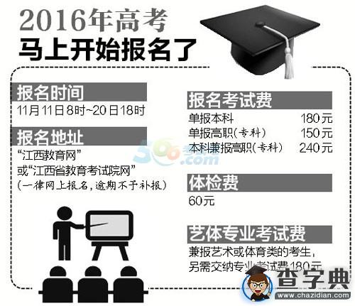 2016年江西高考將強化報名審核制度1