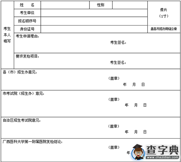 2016年廣西高考招生體檢工作通知3
