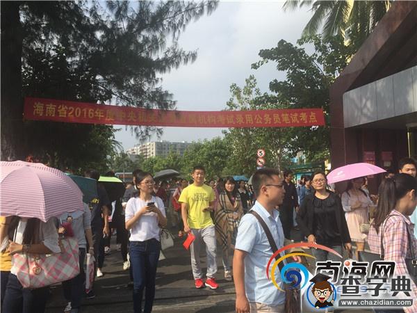 國考行測題量考倒海南部分考生 常識題考四個全面1