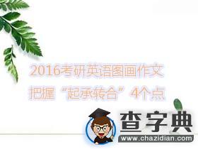 2016年考研英語圖畫作文：把握1