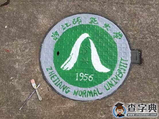 為創意點贊！浙師大學生給“井蓋”上色3