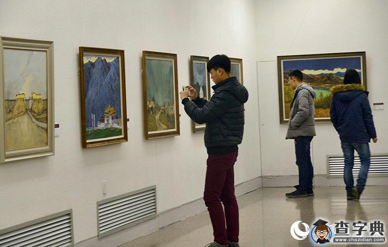 文豐油畫風景作品展在內蒙古美術館開展5