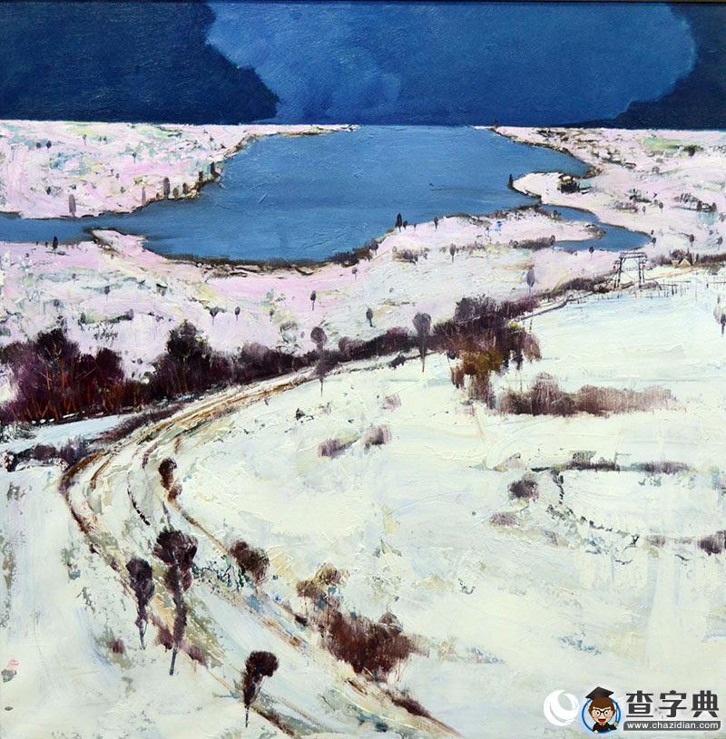 文豐油畫風景作品展在內蒙古美術館開展3