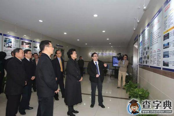 劉延東副總理視察上海理工大學2
