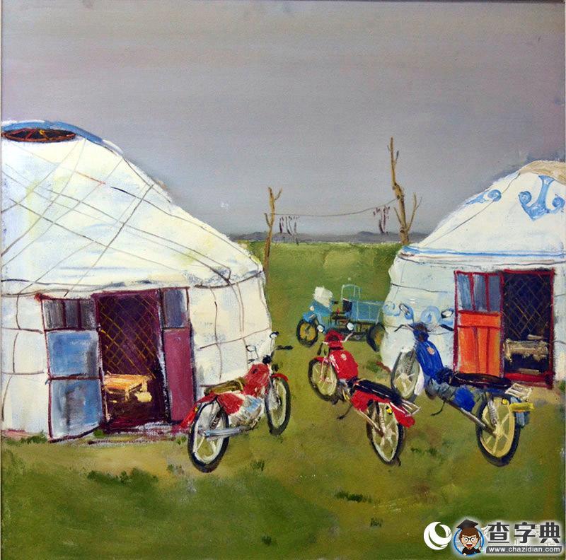 文豐油畫風景作品展在內蒙古美術館開展4
