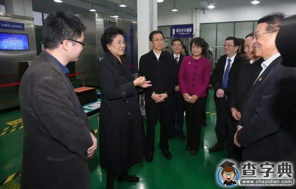 劉延東副總理視察上海理工大學1