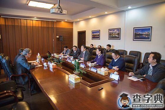 德克薩斯A&M大學孔子學院院長Randy Kluver一行訪問中國海洋大學1