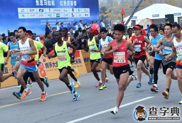 臨沂大學音樂學院為金玉山杯2015臨沂國際馬拉松競賽送溫暖2