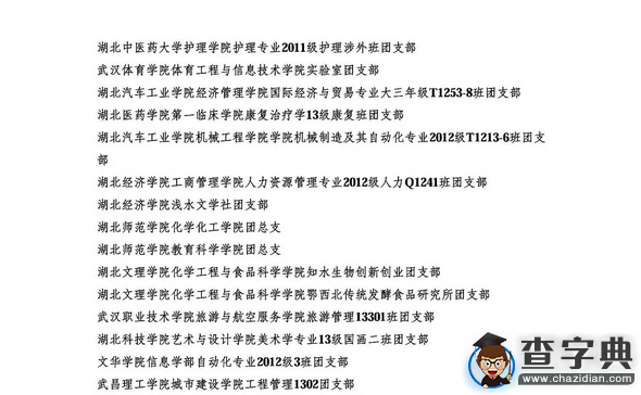 武昌理工學院一班級團支部榮獲“全國高校示范團支部”1