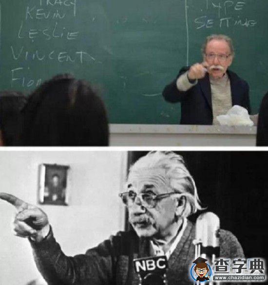 大學教授撞臉愛因斯坦走紅被稱“慢走”教授4