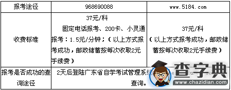 2016年4月東莞自考報名報考工作安排通知2