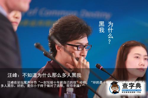 汪峰隔空示愛章子怡 不解為何自己總被黑5